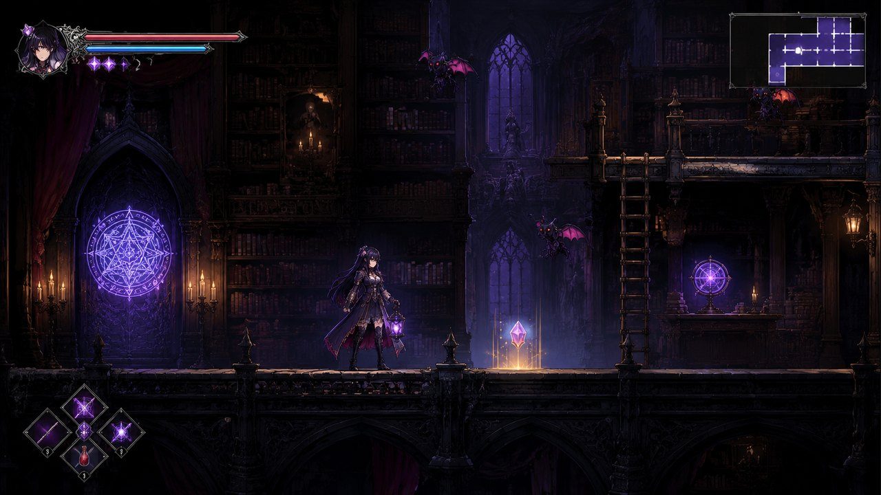 哥特少女勇闯恶魔城2 操作界面 资料图 5
